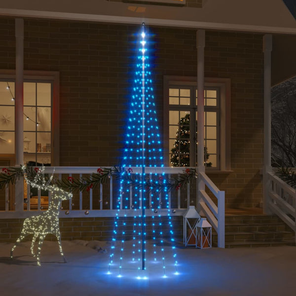 Vlaggenmast Kerstboom 108 Led's 180 Cm