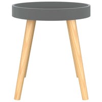 Bijzettafel 38X38X40 Cm Bewerkt Hout En Grenenhout