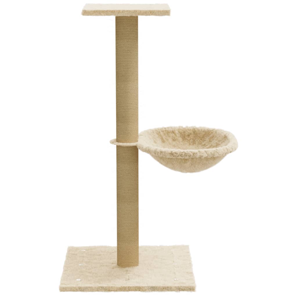Kattenmeubel Met Sisal Krabpaal 74 Cm Kleurig