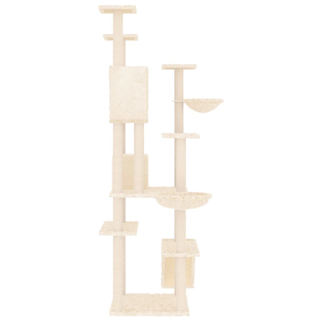 Kattenmeubel Met Sisal Krabpalen 191 Cm Kleurig