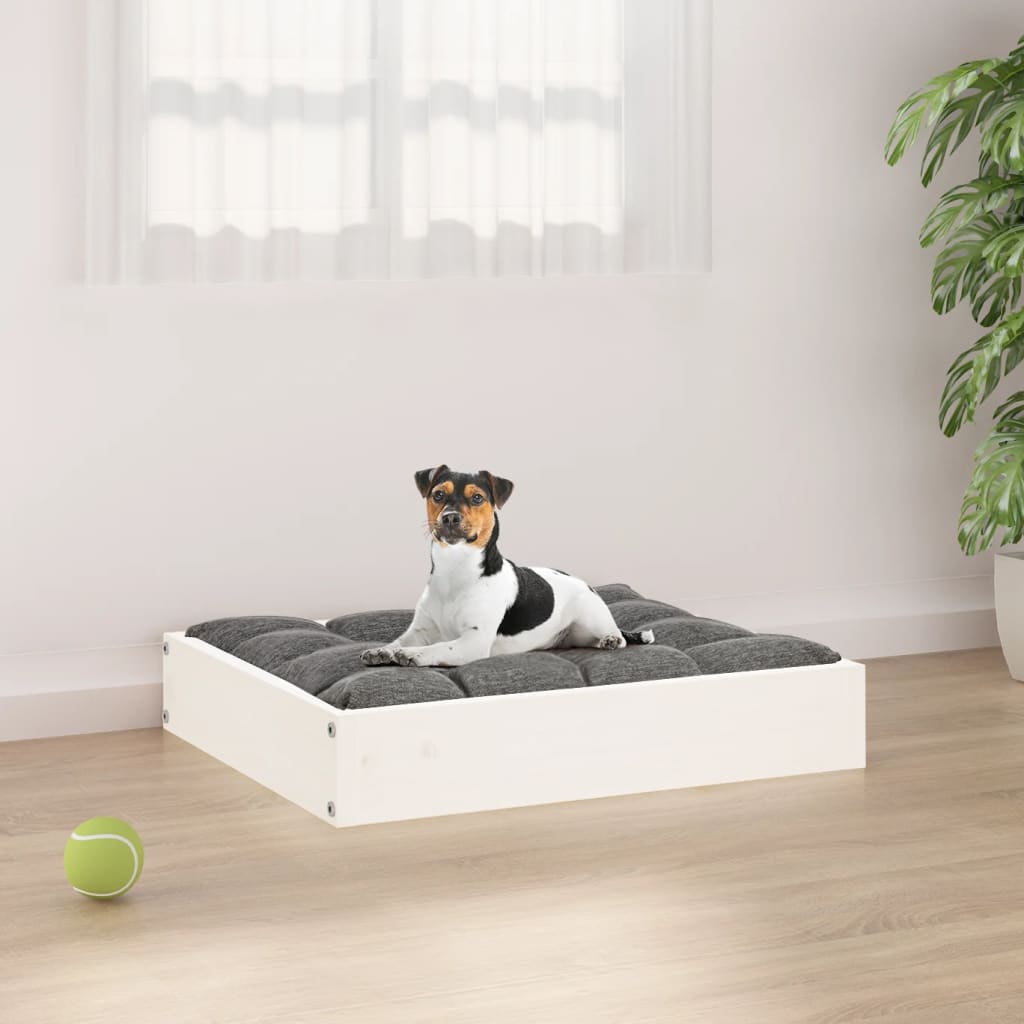 Hondenbed 72 X 54 X 9 Cm Massief Vurenhout
