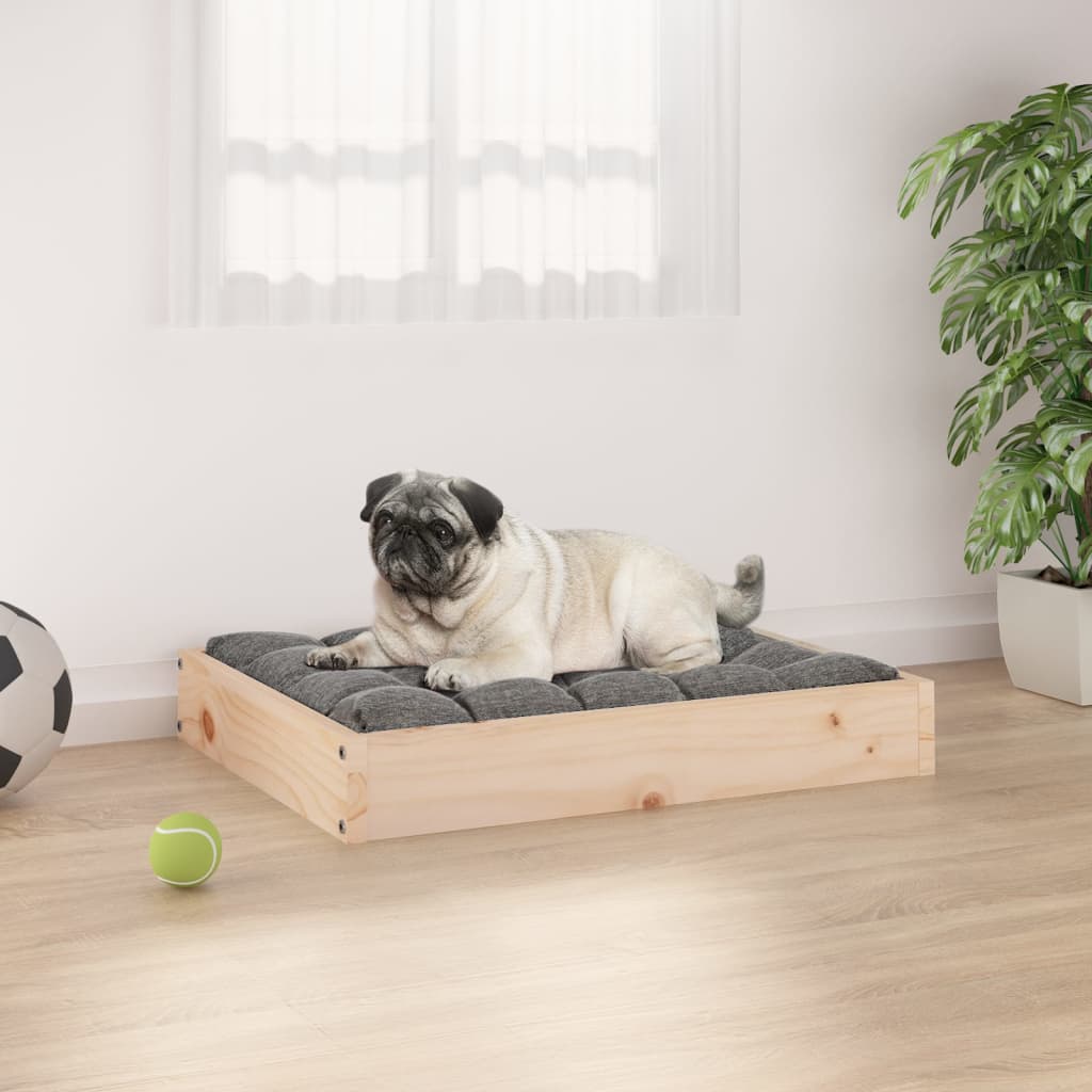 Hondenbed 72 X 54 X 9 Cm Massief Vurenhout