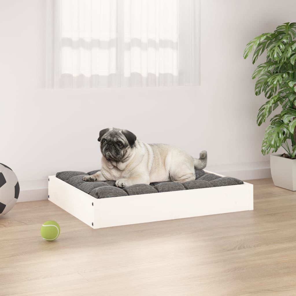 Hondenbed 72 X 54 X 9 Cm Massief Vurenhout