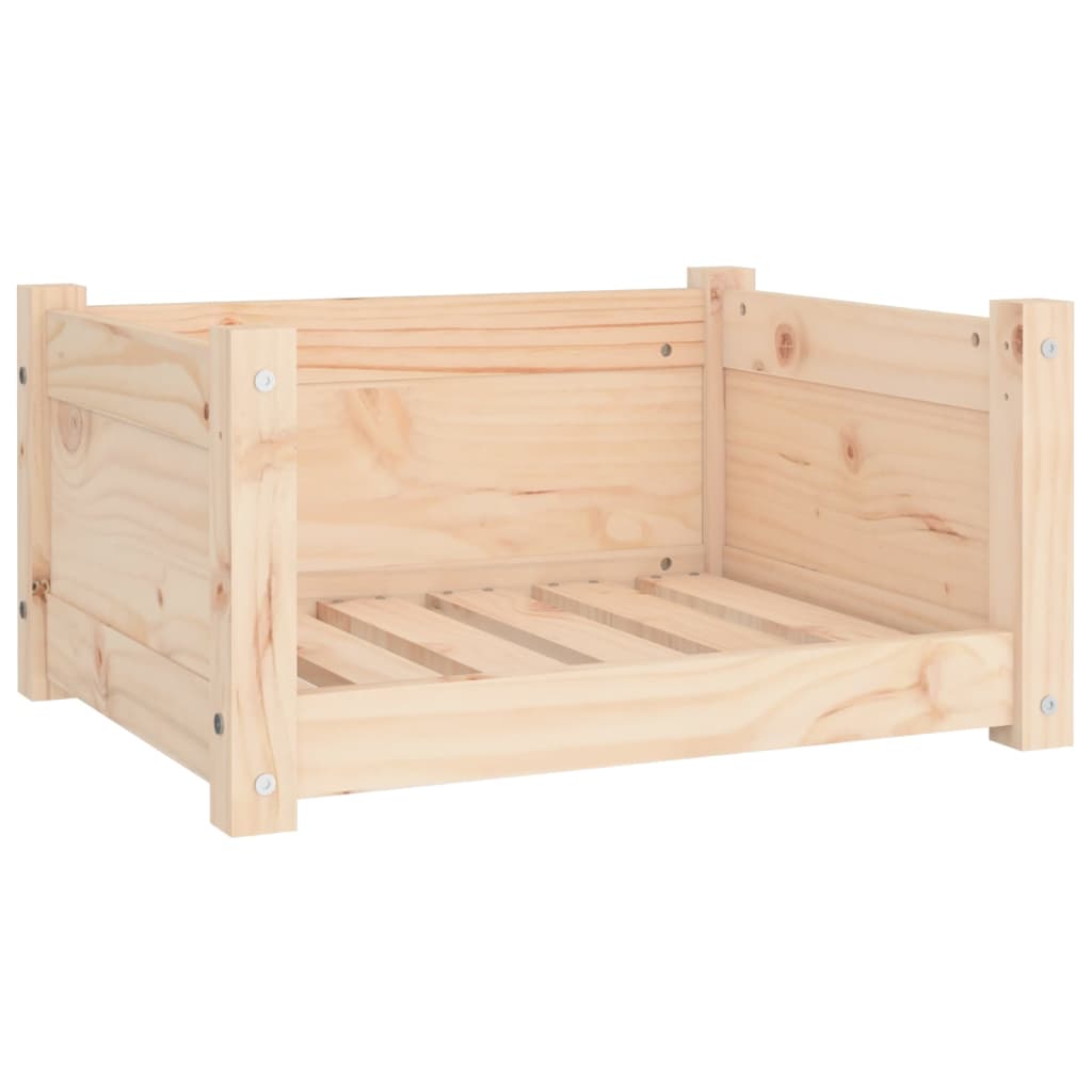 Hondenbed 55,5X45,5X28 Cm Massief Grenenhout