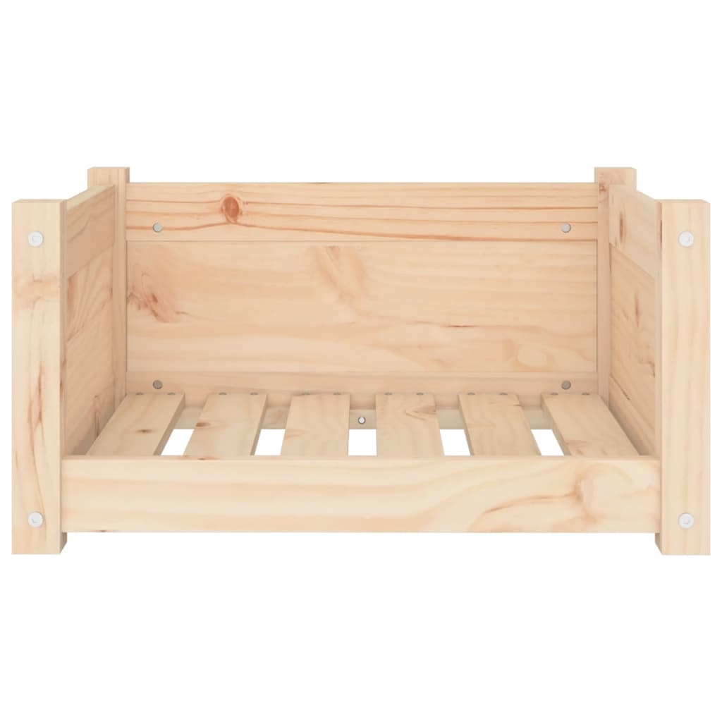 Hondenbed 55,5X45,5X28 Cm Massief Grenenhout