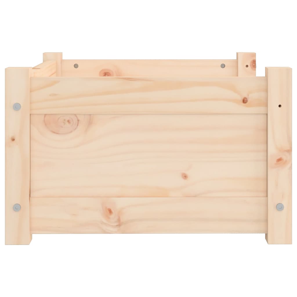 Hondenbed 55,5X45,5X28 Cm Massief Grenenhout