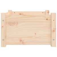 Hondenbed 55,5X45,5X28 Cm Massief Grenenhout