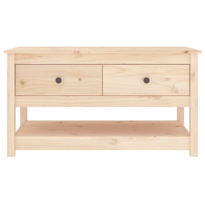 Salontafel 102X49X55 Cm Massief Grenenhout