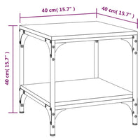 Bijzettafel Bewerkt Hout