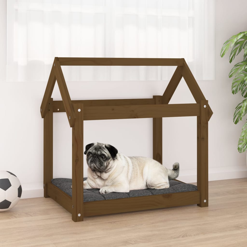 Hondenbed Massief Grenenhout