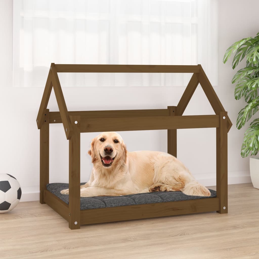 Hondenbed Massief Grenenhout