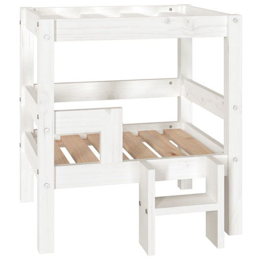 Hondenmand 55,5X53,5X60 Cm Massief Grenenhout