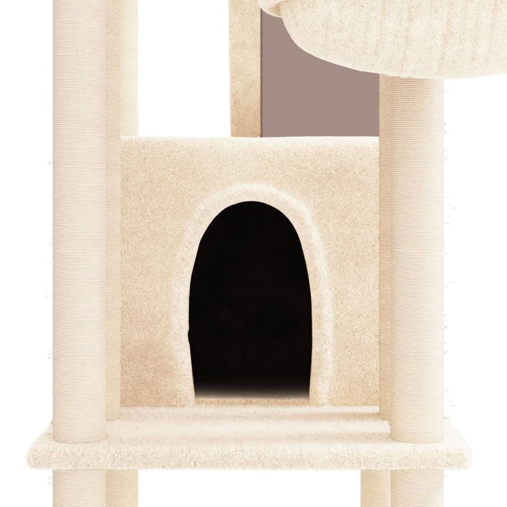 Kattenmeubel Met Sisal Krabpalen 201 Cm Kleurig