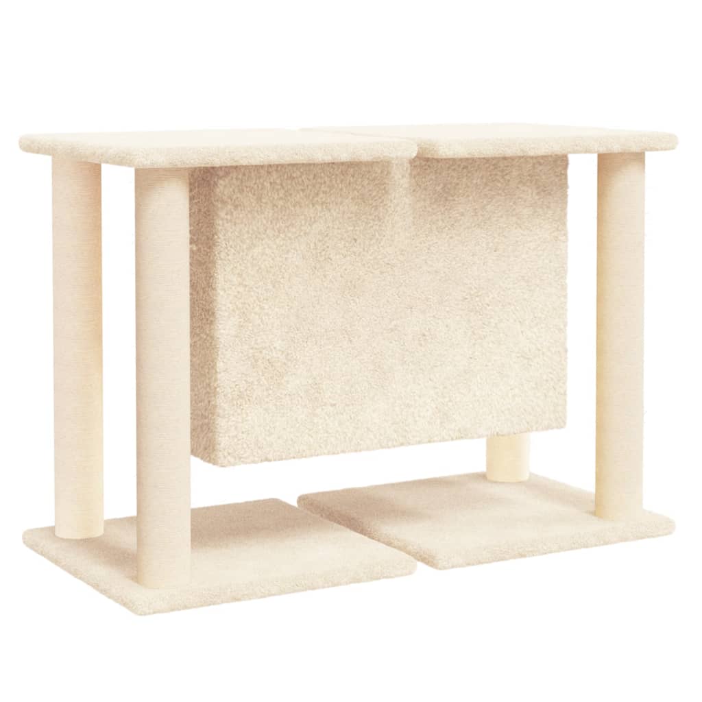 Kattenmeubel Met Sisal Krabpalen 50 Cm Kleurig