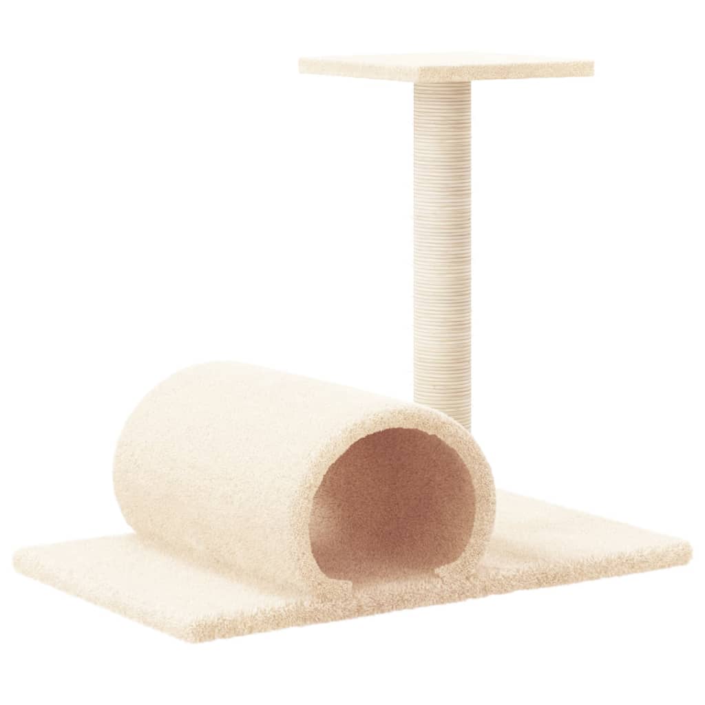 Kattenmeubel Met Tunnel 60X34,5X50 Cm Kleurig