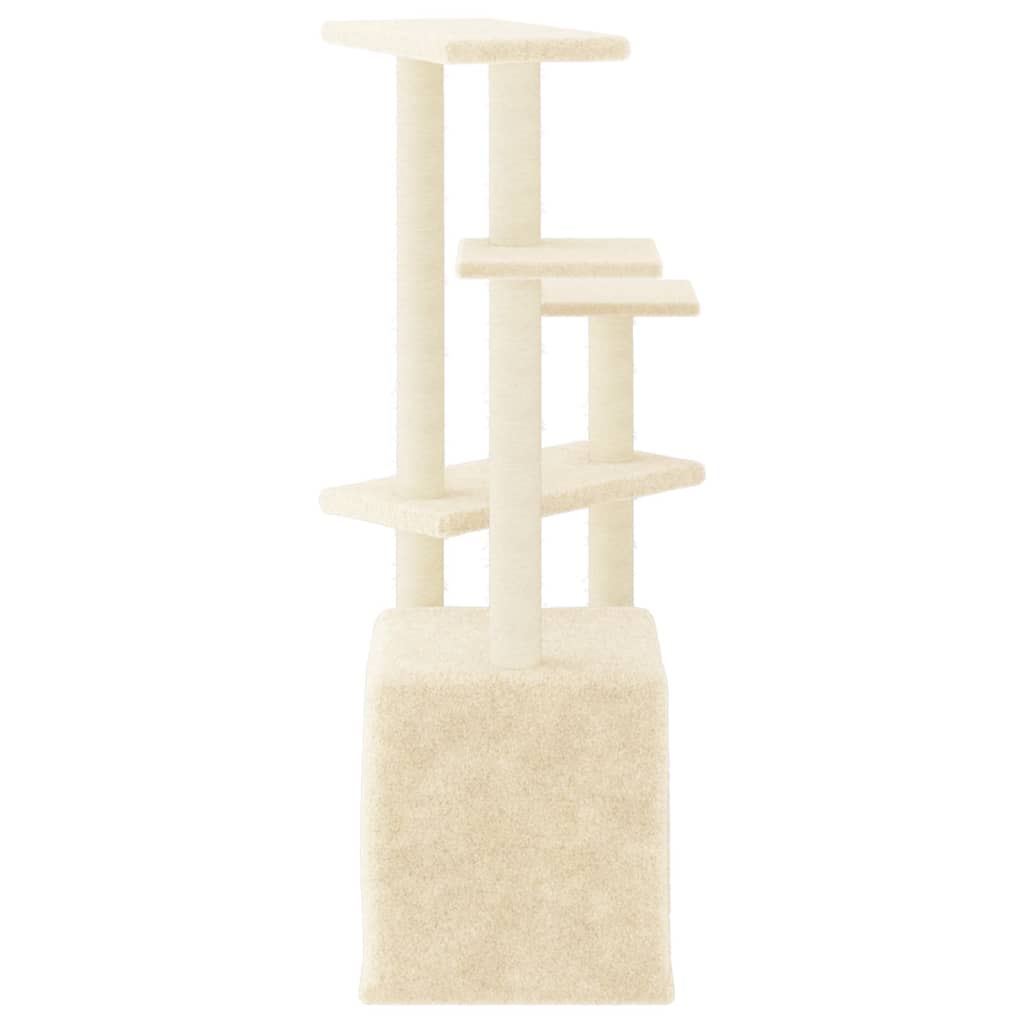 Kattenmeubel Met Sisal Krabpalen 107,5 Cm Kleurig