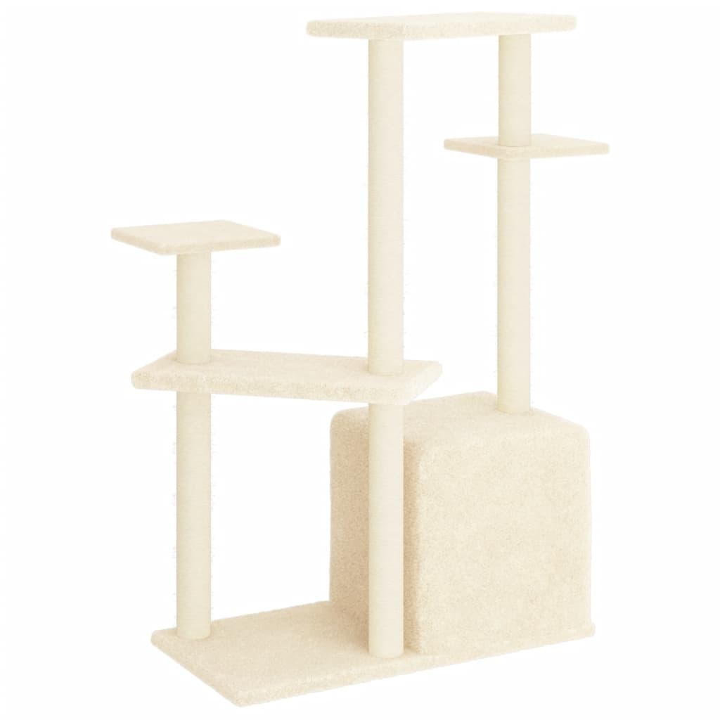 Kattenmeubel Met Sisal Krabpalen 107,5 Cm Kleurig
