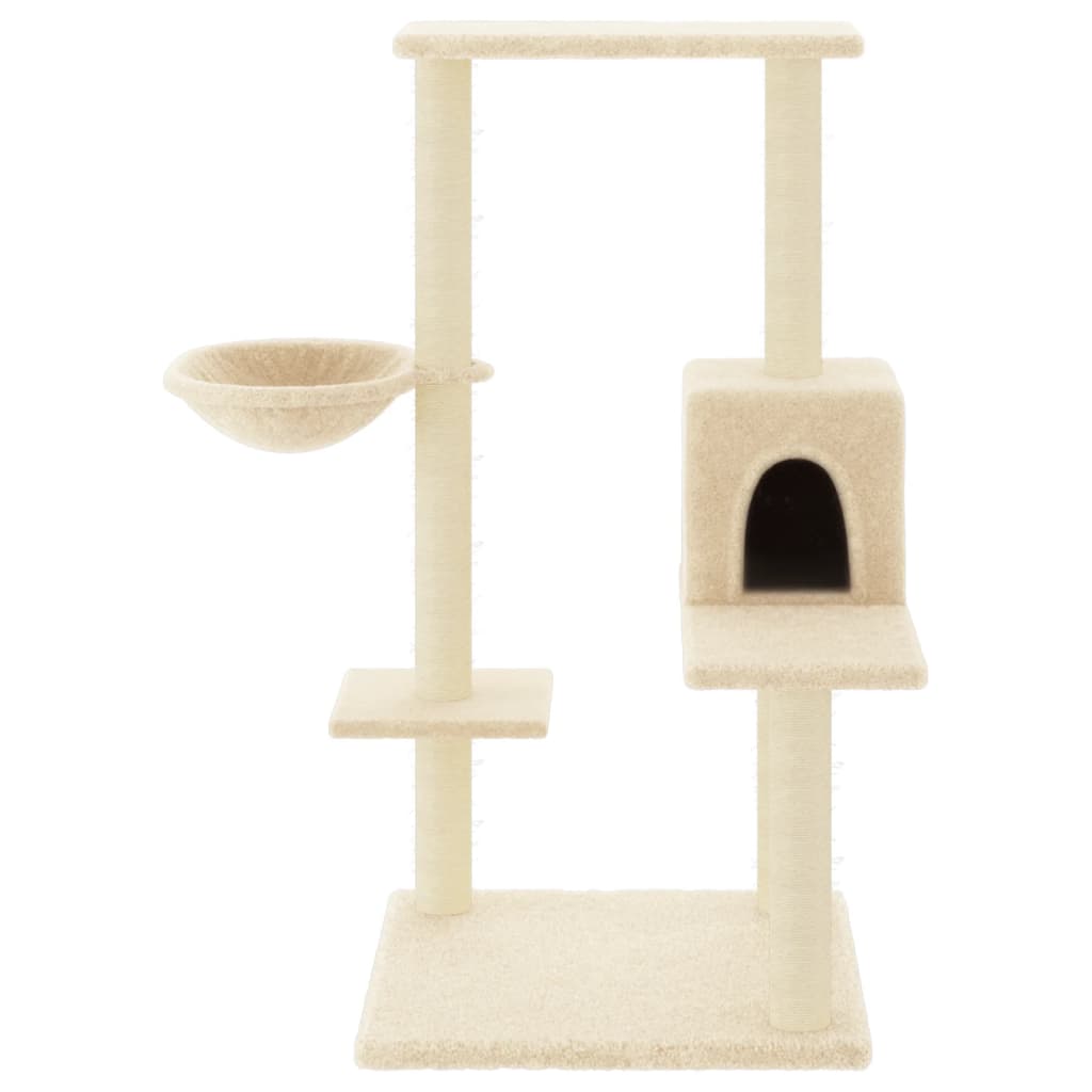 Kattenmeubel Met Sisal Krabpalen 95 Cm Kleurig