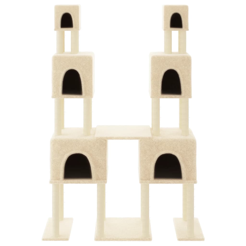 Kattenmeubel Met Sisal Krabpalen 199 Cm Kleurig