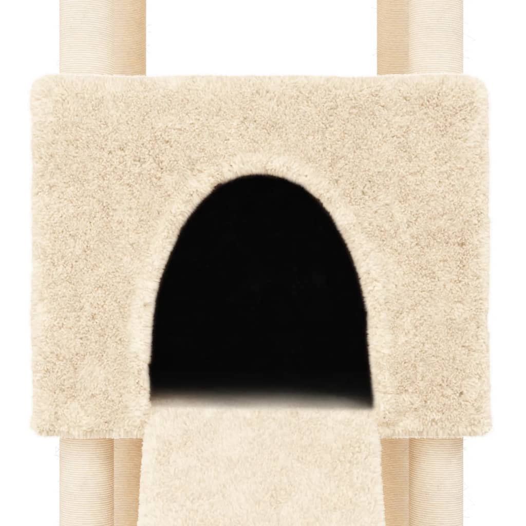 Kattenmeubel Met Sisal Krabpalen 153 Cm Kleurig