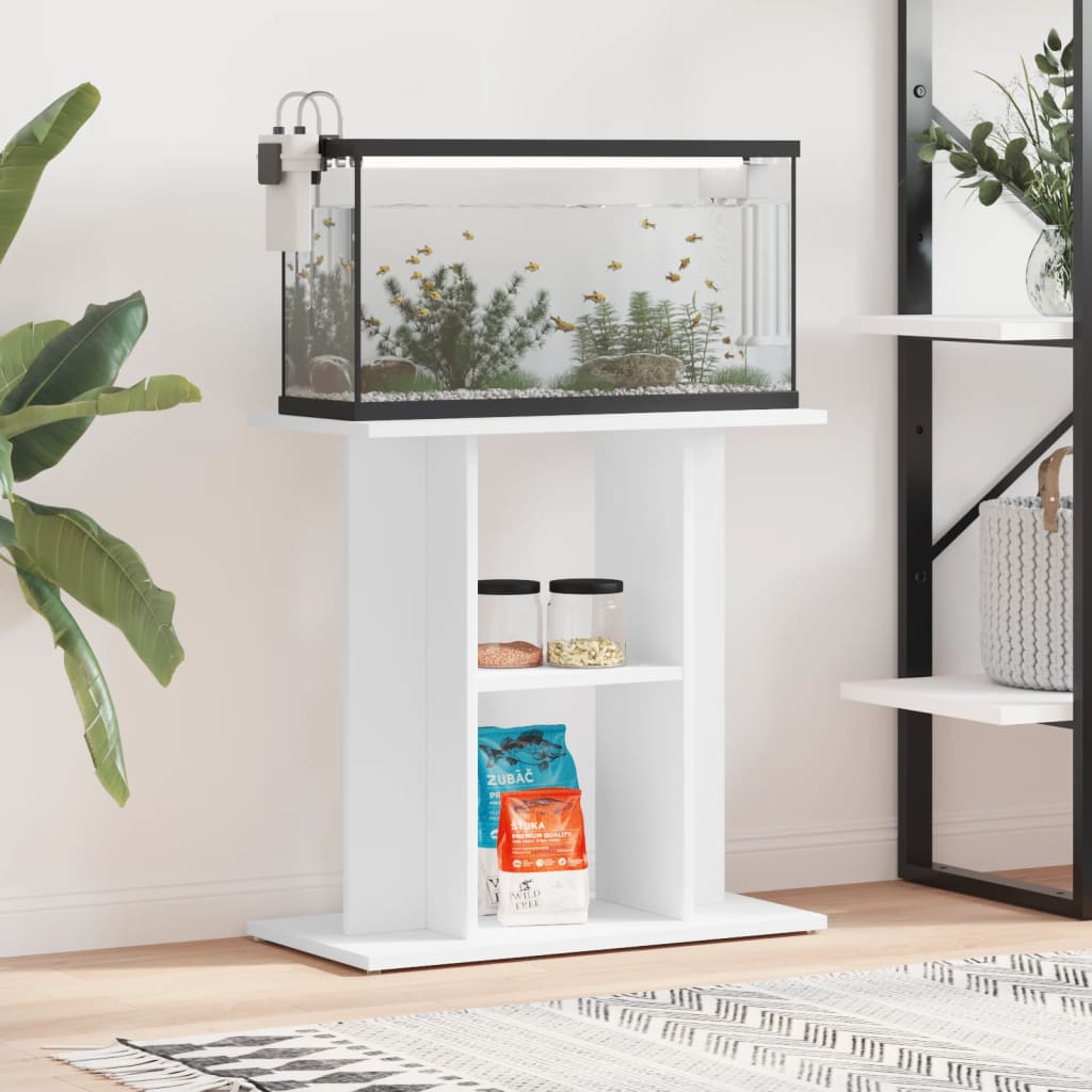 Aquariumstandaard Sonoma Grijs Bewerkt Hout