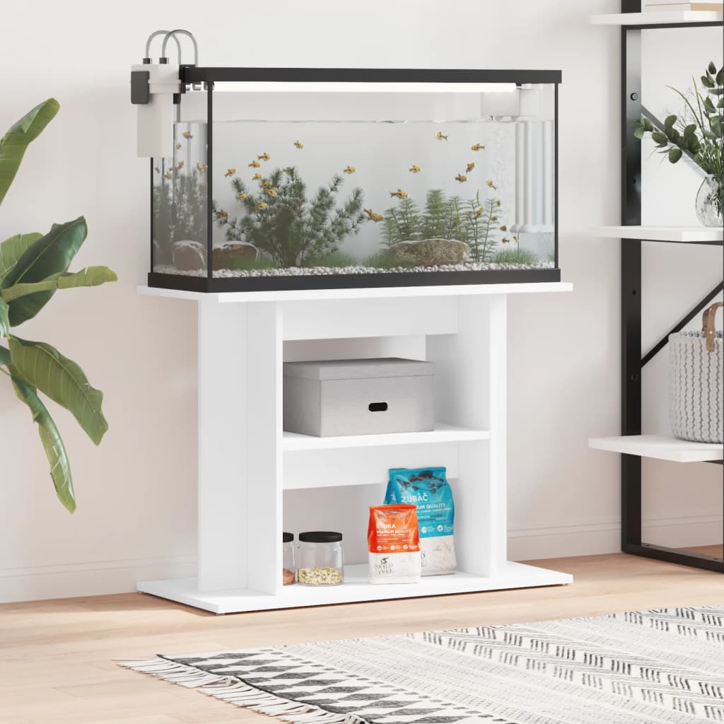 Aquariumstandaard Sonoma Grijs Bewerkt Hout