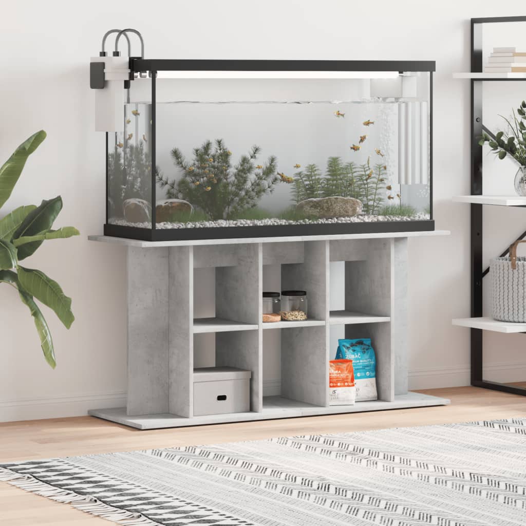 Aquariumstandaard Sonoma Grijs Bewerkt Hout