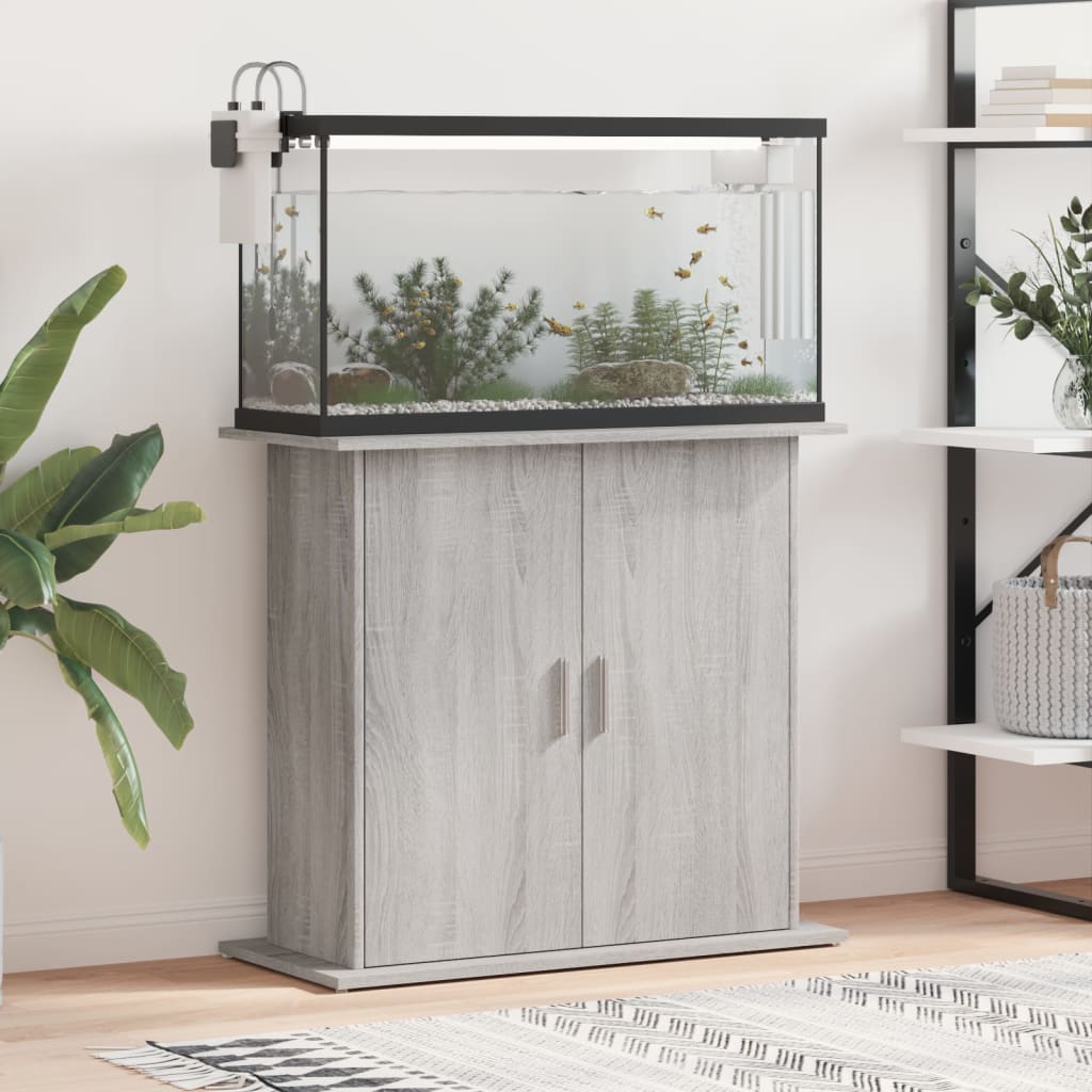 Aquariumstandaard Bewerkt Hout Eiken