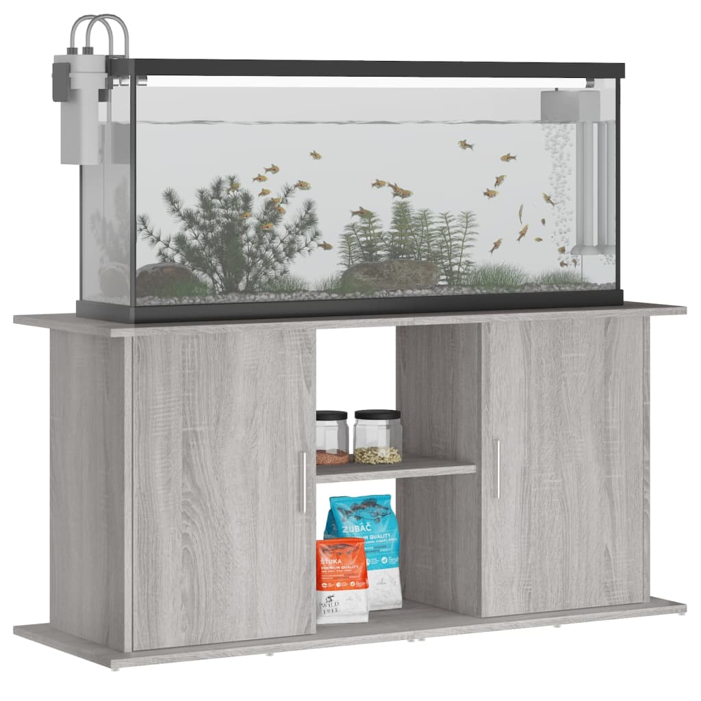 Aquariumstandaard Bewerkt Hout Eiken