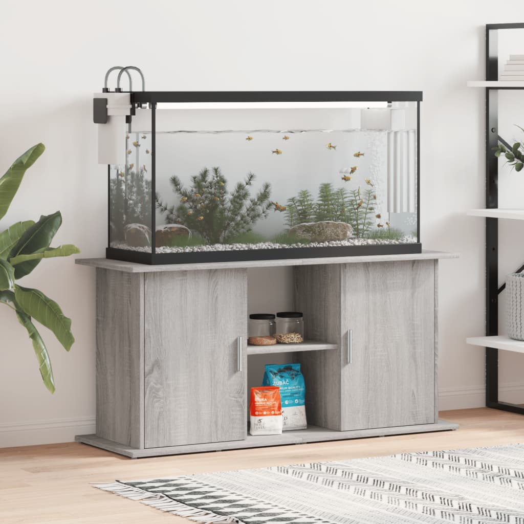 Aquariumstandaard Bewerkt Hout Eiken