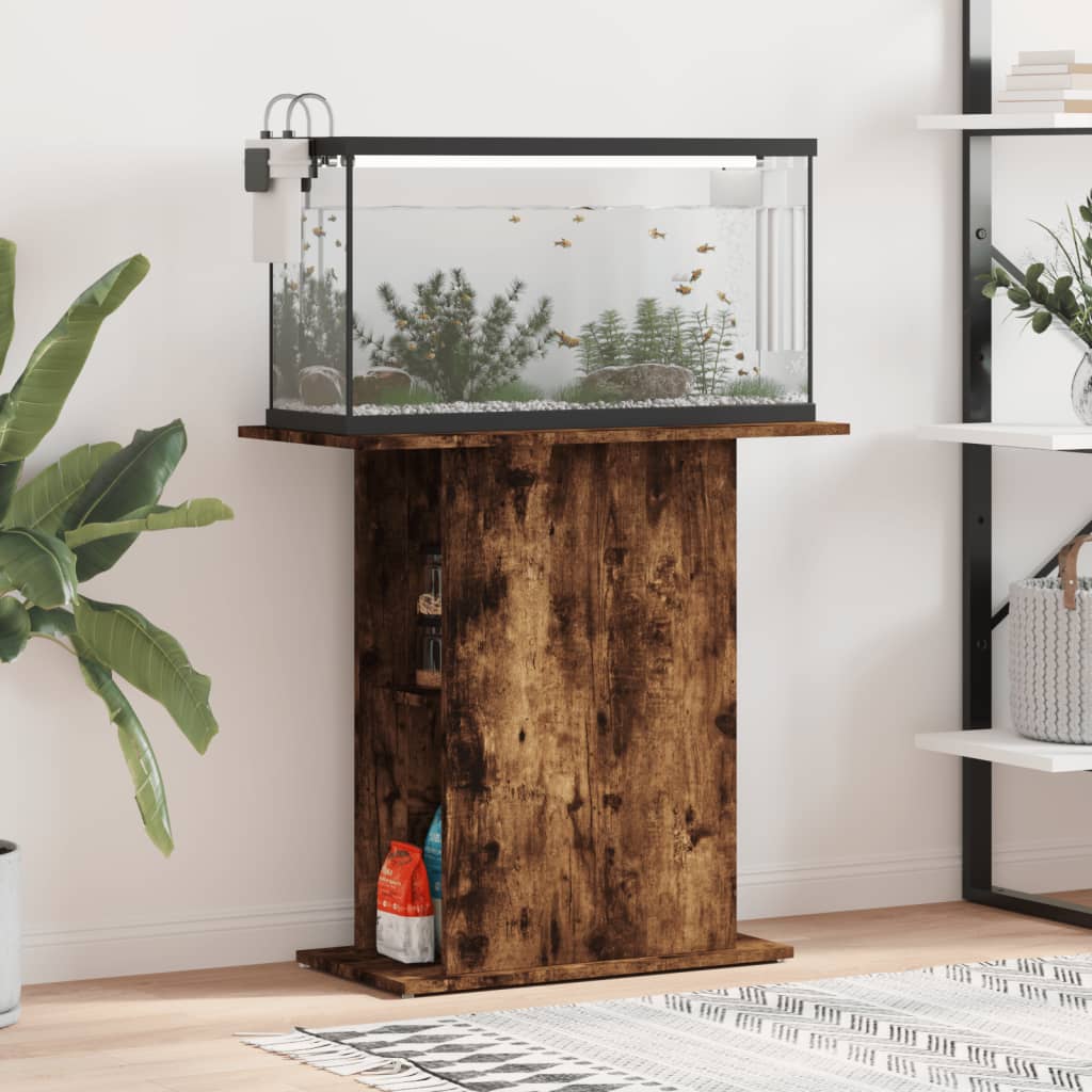 Aquariumstandaard 60,5X36X72,5 Cm Bewerkt Hout