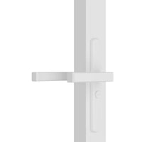 Binnendeur 93X201,5 Cm Esg-Glas En Aluminium