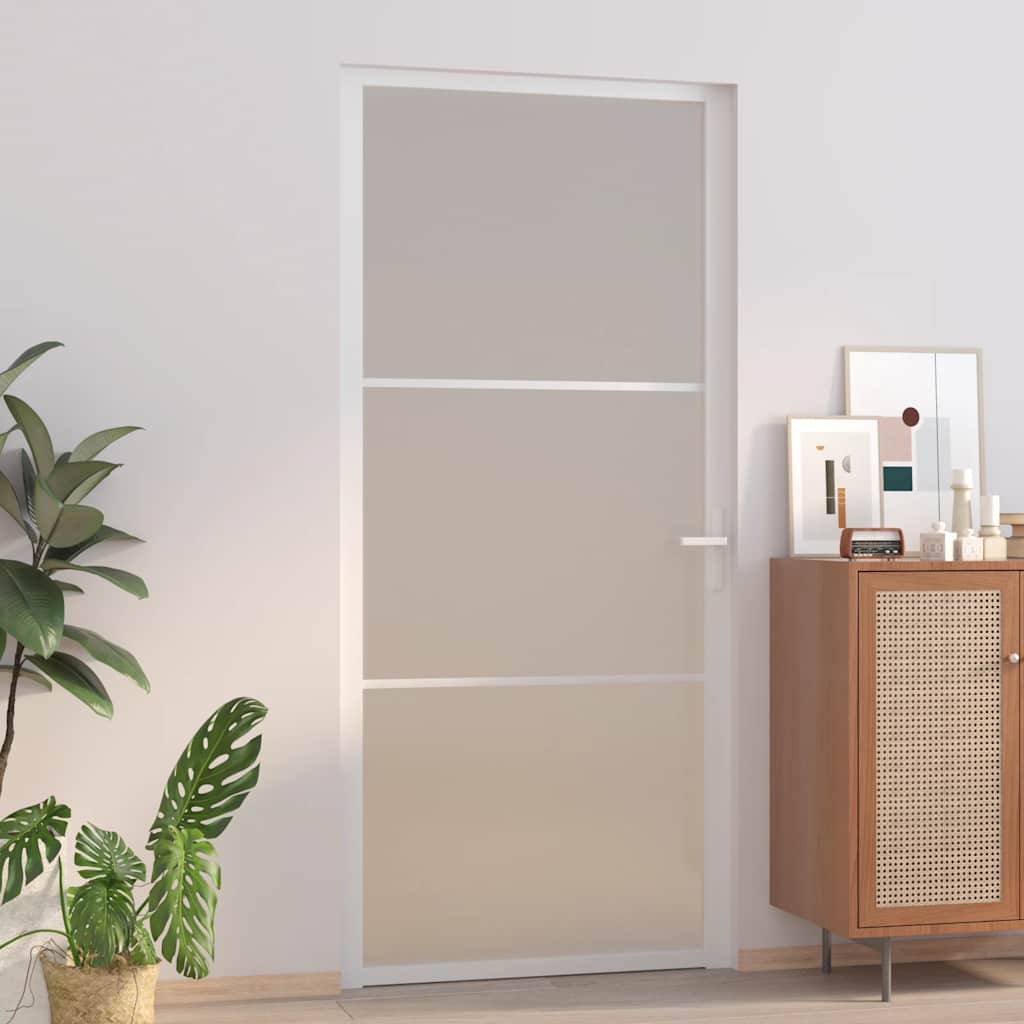 Binnendeur 93X201,5 Cm Esg-Glas En Aluminium