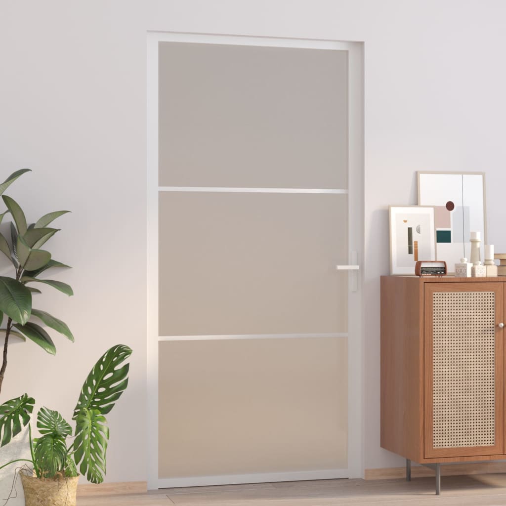 Binnendeur 93X201,5 Cm Esg-Glas En Aluminium