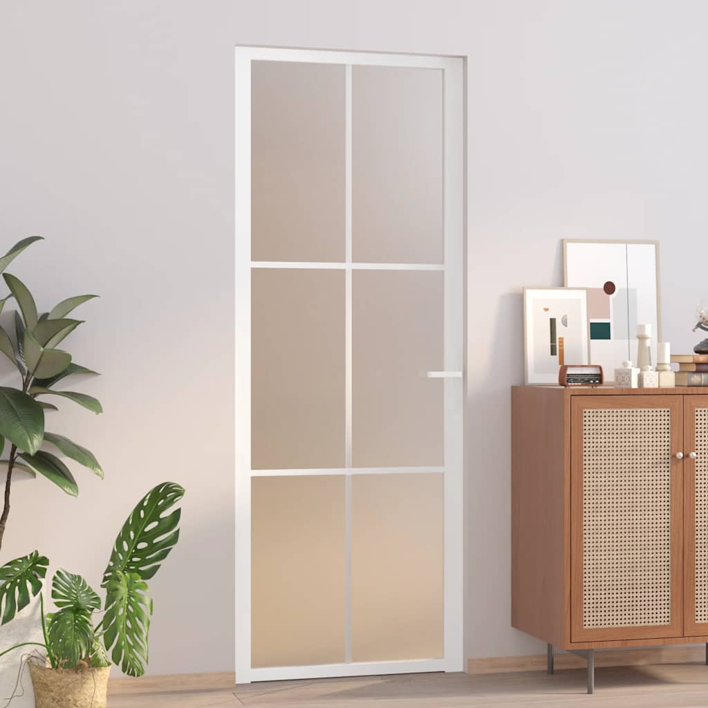 Binnendeur 93X201,5 Cm Esg-Glas En Aluminium