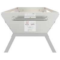 Barbecueplaat 118X42X30,5 Cm Roestvrij Staal Zilverkleurig