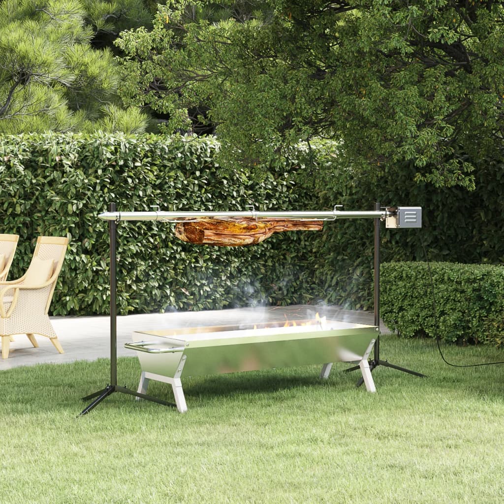 Automatische Barbecue Met Motor Roestvrij Staal
