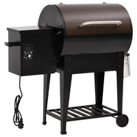 Pelletbarbecue Met Bodemplaat 94 Cm Ijzer Zwart