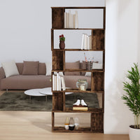 Boekenkast/Kamerscherm 80X24X192 Cm Bewerkt Hout