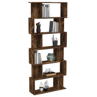 Boekenkast/Kamerscherm 80X24X192 Cm Bewerkt Hout