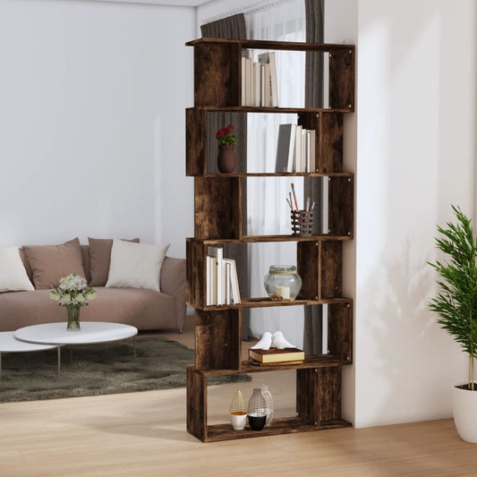 Boekenkast/Kamerscherm 80X24X192 Cm Bewerkt Hout