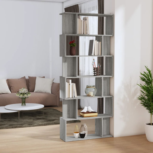 Boekenkast/Kamerscherm 80X24X192 Cm Bewerkt Hout