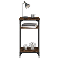 Bijzettafel Bewerkt Hout Kleurig