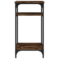 Bijzettafel Bewerkt Hout Kleurig