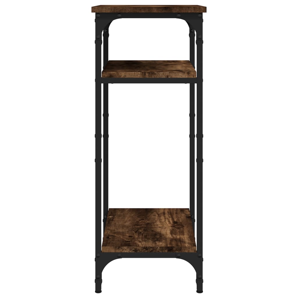 Bijzettafel Bewerkt Hout Kleurig