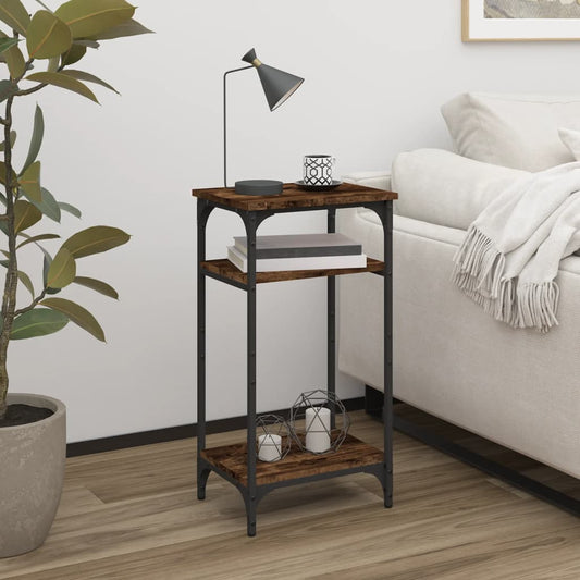 Bijzettafel Bewerkt Hout Kleurig