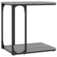 Bijzettafel Bewerkt Hout Eikenkleur