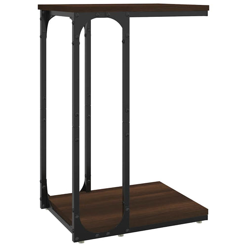 Bijzettafel Bewerkt Hout