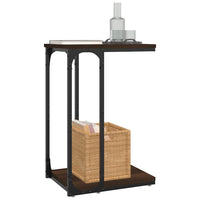 Bijzettafel Bewerkt Hout