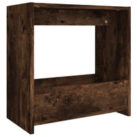 Bijzettafel 50X26X50 Cm Bewerkt Hout Kleurig